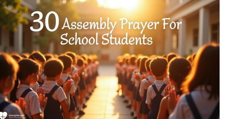 30 Assembly Prayer For School Students