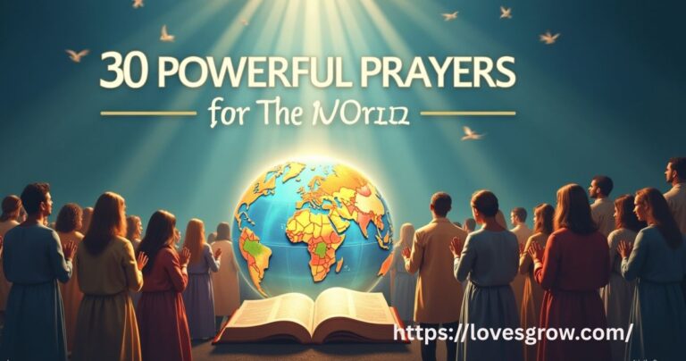 30 Powerful Prayer For The World​