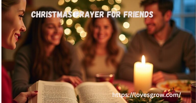 Christmas Prayer For Friends