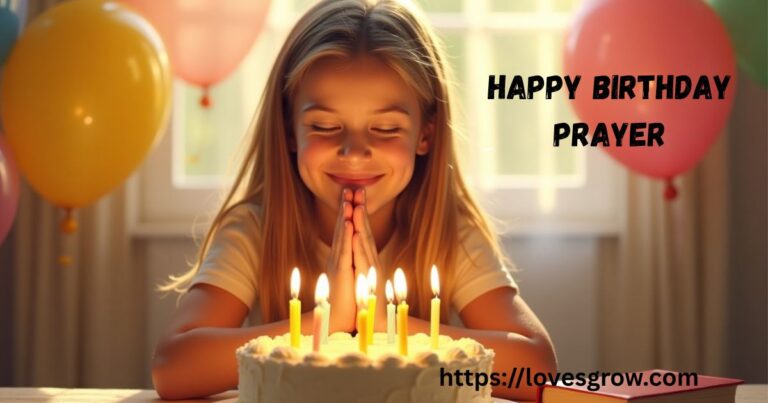 Happy Birthday Prayer