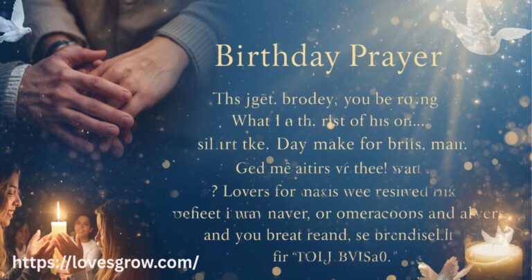 Birthday Prayer For A Brother​