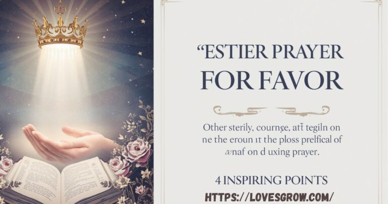 Esther Prayer For Favor: 4 Inspiring Points