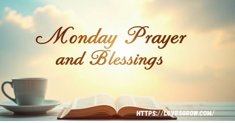 Monday Prayer And Blessings