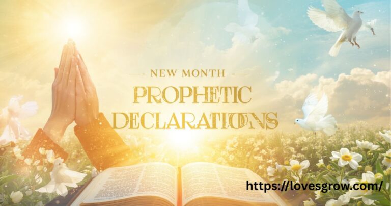 New Month Prophetic Declarations