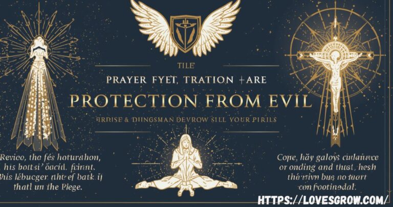 Prayer For Protection From Evil