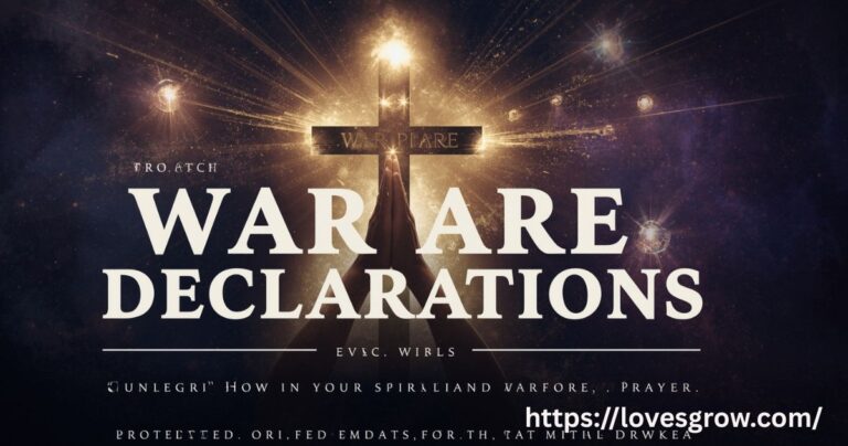 Warfare Prayer Declarations