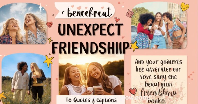 300+ Best Unexpected Friendship Quotes & Captions