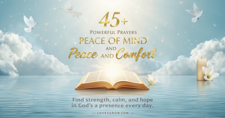 45+ Powerful Prayers for Peace of Mind and Comfort