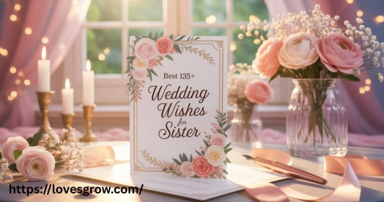 Best 135+ Emotional Wedding Wishes for Sister – Heartfelt & Inspirational Messages