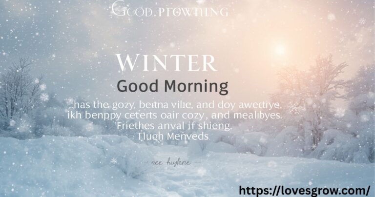 Best 40+ Winter Good Morning: Images, quotes, wishes