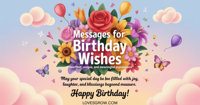 Messages for Birthday Wishes: Heartfelt, Unique, and Meaningful Expressions