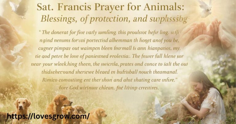 St. Francis Prayer for Animals: Blessings, Protection, and Compassion
