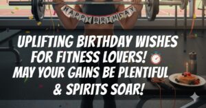 90+ Uplifting Birthday Wishes for Fitness Lovers - Celebrate with Health, Vitality, and Motivation!