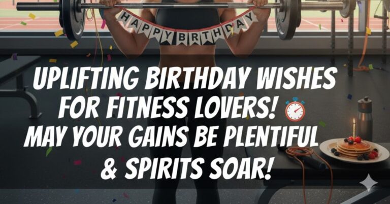 90+ Uplifting Birthday Wishes for Fitness Lovers - Celebrate with Health, Vitality, and Motivation!